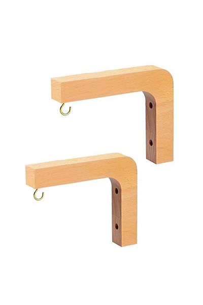 choice2 2Pcs 1/2Pcs Natural Wood Wall Plant Hangers Hanging Flower Pot Hook Nordic Flower Bracket for Lanter