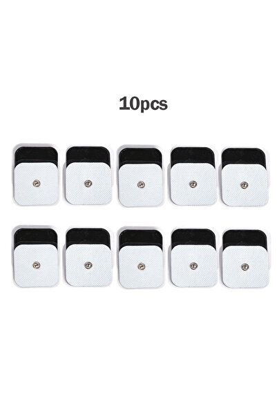 Choice3 5x5 سم أبيض 10 قطع 5*5 سم وسادات أقطاب كهربائية جهاز تينز قابلة لإعاد...