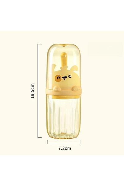 Choice كوب غسول فم أصفر للسفر، كوب تنظيف أسنان، فرشاة أسنان، كوب فرشاة أسنان،...