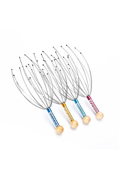 Choice 1pc Random color Octopus Head Massager Scratching Scalp Relaxation Relief Body Massager Scratcher Re