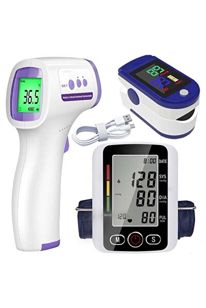 Choice1 جهاز قياس نبضات القلب المحمول بشاشة LCD من الوضع 3، جهاز مراقبة ضغط ا...