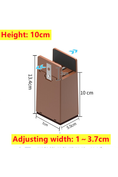 Choice 4 قطع من أقدام الكرسي القابلة للتعديل، مقاس 10 سم، مشبك لولبي، ارتفاع ...
