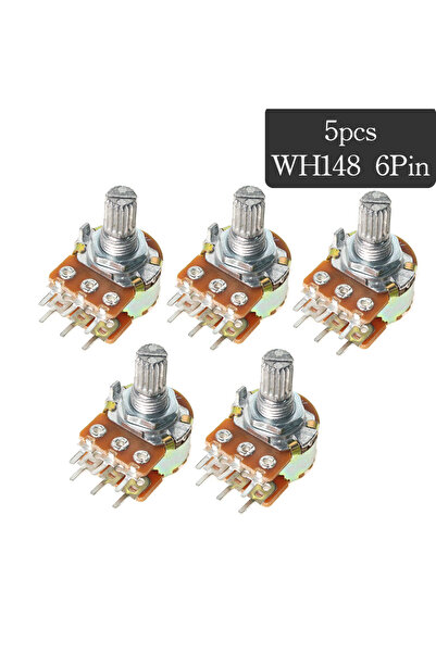 choice2 10 كيلو أوم 5 قطع WH148 مقياس جهد مزدوج 6 دبابيس B1K/5K/10K/20K/50K/1...