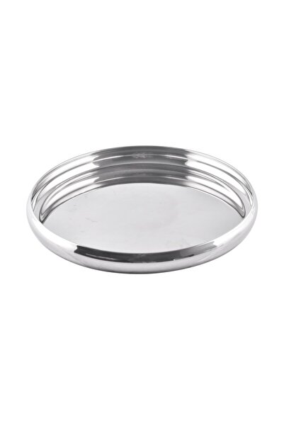 OEM Round Tray Grunberg, Stainless Steel, 33x3cm