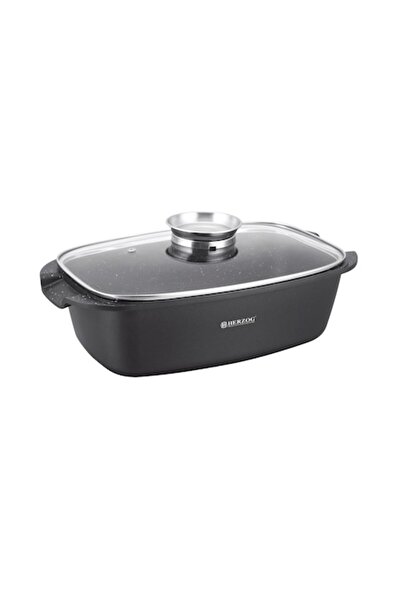 Herzog Roaster marmorat cu capac 32 cm HR-ROS32M