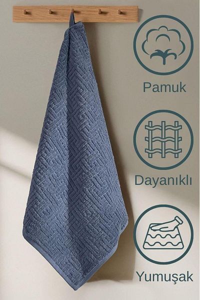 Karna Home Памучна единична кърпа жакард Karna Premium Molıs