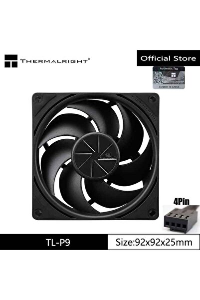 Choice1 مروحة تبريد ARGB TL-P9-S 9 سم من Thermalright بلون ثابت، 2200 دورة في الدقيقة، 23 ديسيبل، مروحة تبريد منخفضة الضوضاء S