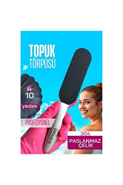 ModaCar Çelik Topuk Törpüsü - 10 Yedekli Profesyonel Çelik Topuk Törpüsü Soli...