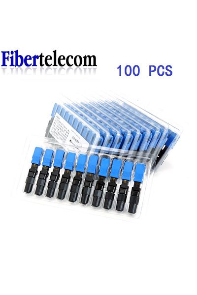 Choice 100 قطعة UPC K SC-UPC موصل الألياف البصرية السريع البارد UPC موصل الألياف البصرية المدمج السريع C