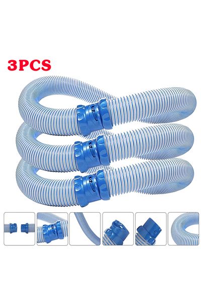 Choice 3pcs Pool tube Pool Cleaner Hose Rubber Swimming Pool Cleaner Replacement Pool Vacuum Cleaning Pipe