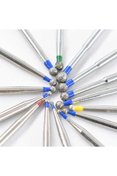 Choice5 BR-48F 10pcs BR Series Round Shape Dental Diamond Burs Drills High Sp...