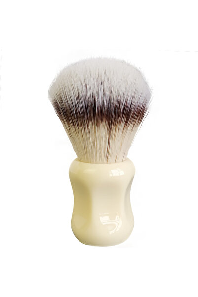 choice2 فرشاة حلاقة من الشعر الصناعي الناعم T4 من DSCOSMETIC باللون الأبيض بم...