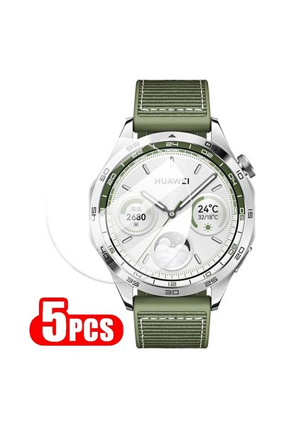 Choice For Huawei GT4 46MM 5Pcs 5Pcs Tempered Glass For Huawei Watch GT 4 5 46mm 41mm Anti-Scratch Cover Sc