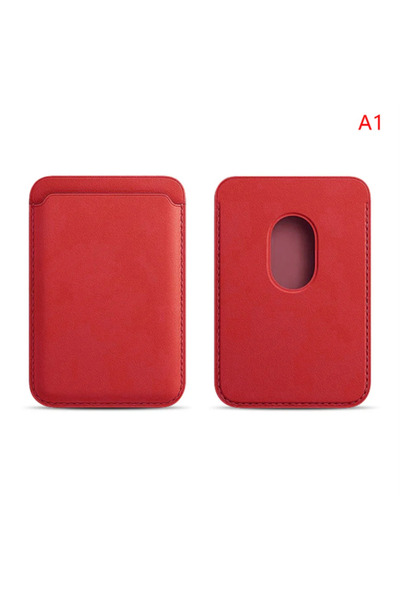 Choice جراب محفظة بطاقات رسمي من مادة ABS باللون الأحمر مع علبة، مصنوع من نسي...