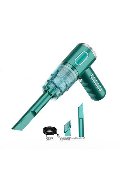 Choice Green Car Cordless Vacuum Cleaner Portable Large Suction Household Cleaning Equipment Handheld Dust