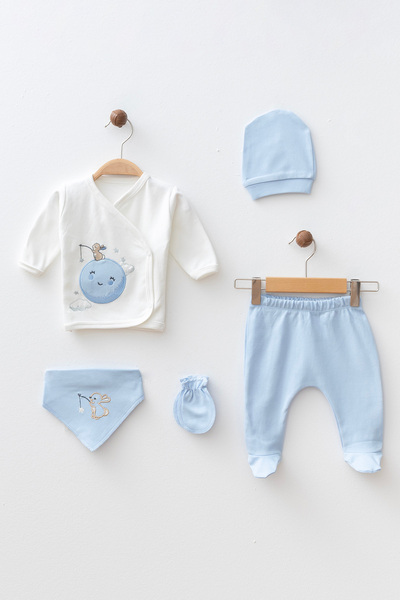 yukobaby bebeğiniz için en doğalı مجموعة بيبي ليتل رابيت القطنية المكونة من 5...