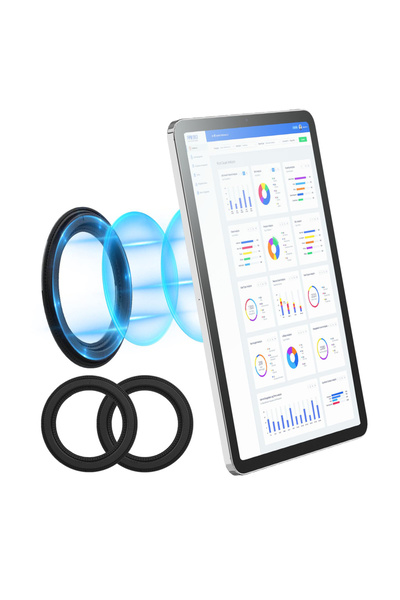 Choice1 حامل حائط مغناطيسي أسود، حامل لجهاز iPad، حامل مغناطيسي لجهاز iPad، م...