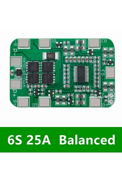 Choice1 لوحة حماية PCB BMS متوازنة 6S 25A 6S 12A/25A 24V 25.2V لحزمة من 6 بطا...