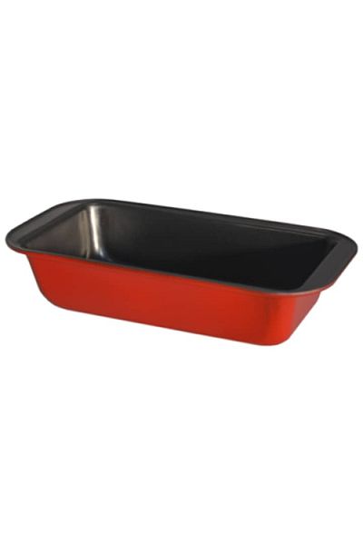 Oti Tava pentru Cozonac Teflonata Rosie 25x13 cm, Scop®