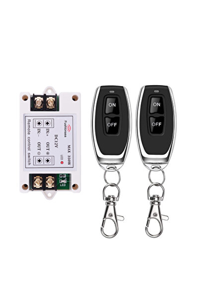 Choice1 1K40A J027-2 DC 12V 40A Relay Wireless Remote Control Switch System RF 433Mhz Transmitter On Off fo