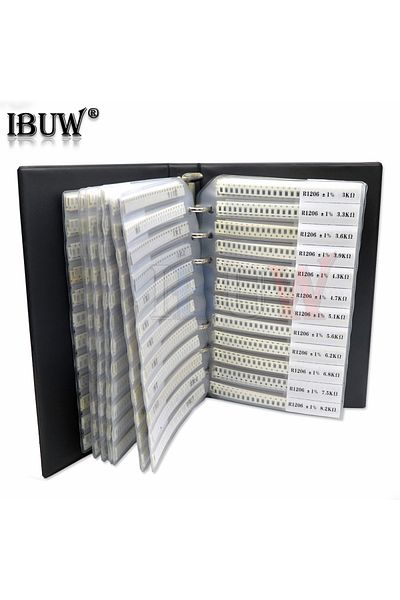 Choice5 0603 4250 قطعة 170 قيمة 4250 قطعة 8500 قطعة 8850 قطعة 0201 0402 0603 0805 1206 كتاب عينات المقاومات ibuw 1% S