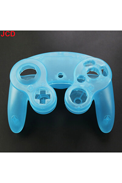 Choice غطاء مقبض وحدة تحكم NGC Gamecube أزرق شفاف من JCD قطعة واحدة بديلة لغط...