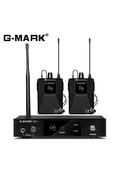 Choice3 G2-1-2-USplug Wireless In Ear Monitor G-MARK G2.1IEM UHF Stage Return...