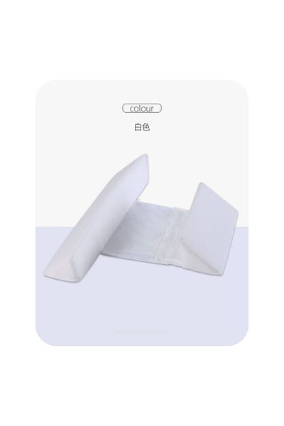 Choice white Baby Side Sleeping Pillow Head Protecter Newborn Head Anti-Spitting Milk Travel Pillow Infant