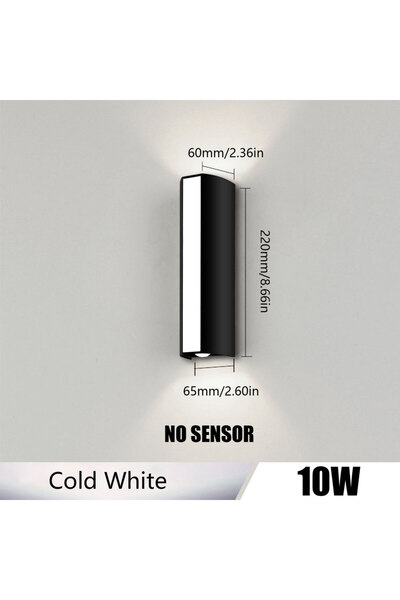 Choice AC85-265V Cold White No Radar Wall Light LED Lamp 10W AC85-265V IP66 Waterproof Warm White Cold Whit