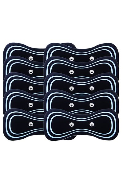 Choice 10PCs EMS Neck Stretcher Patch Back Massager Sticker Muscle Stimulation Pulse Patches Fitness Massag