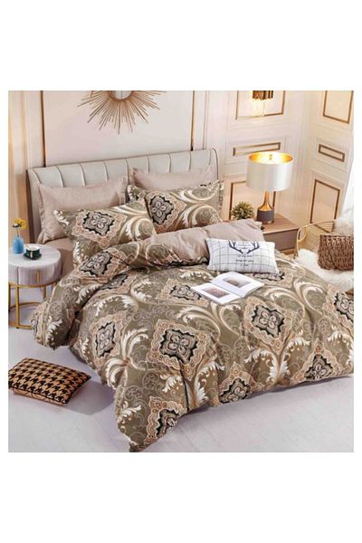 OEM Elegant Double Bed Sheet Set, 6 Pieces, Cotton Finet