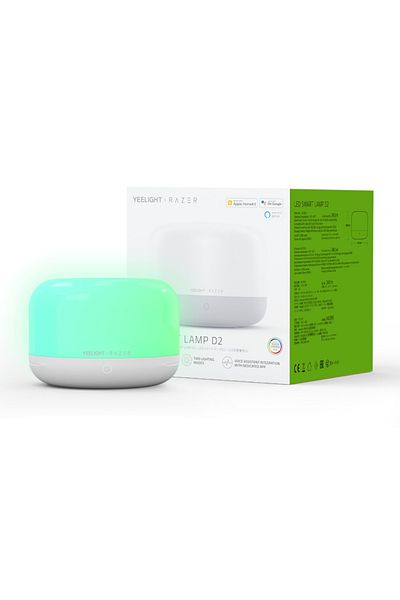 Choice WHITE Yeelight LED Smart Lamp D2 Ambient Night Light RGB WiFi App Control Dimmable Voice Control Wor