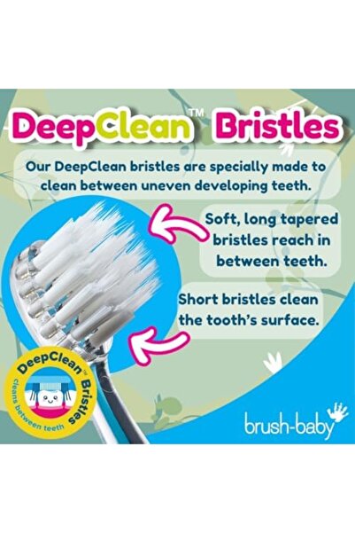 Brush-Baby فرشاة أسنان وايلد وينز™ الكهربائية القابلة لإعادة الشحن للأطفال - كوالا | أضواء وامضة، مدة الاستخدام دقيقتان
