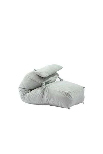 Pufrelax Fotoliu Yoga L cu Perna, Material Textil - Light Mint