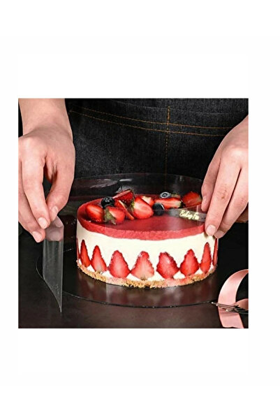 Gusto Şeffaf Desensiz İnce Pasta Yan Dekor Film Jelatin-krema Tutucu Transfer Jelatin (5CM-500MT)