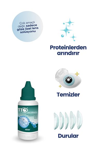 TTO Lens Solution 6X60 Ml+Tto 60 ml Bag Size Gift