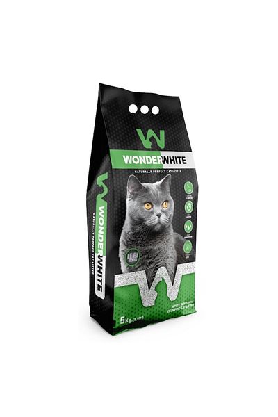 KOTIX Litieră igienică pentru pisici, bentonită extra albă, aloe vera, Wonder White, 5,9 l