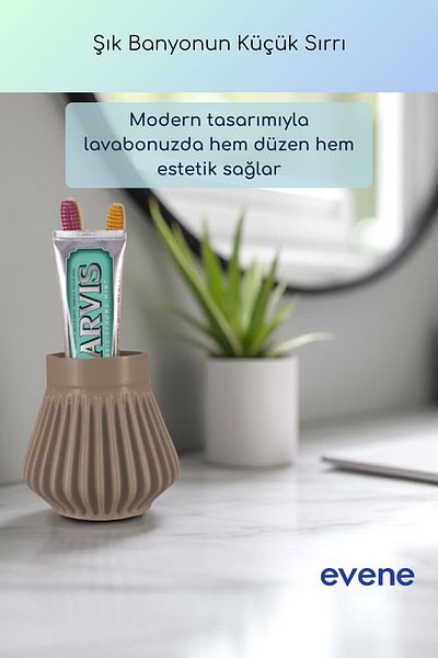 Evene Θήκη οδοντόβουρτσας Βάση οδοντόβουρτσας Βάση οδοντόβουρτσας Μπεζ Χρώμα Μοντέλο 83