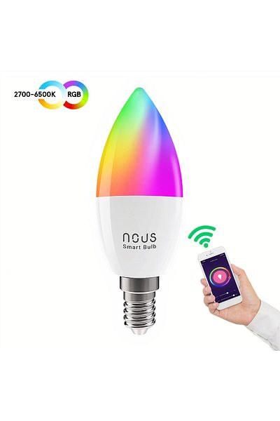 Nous RGB Smart LED Bulb P4, E14, App Control