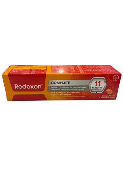 Redoxon complete 11 vitamins & minerals vitamin ( C , D , ZINC , B6 ,B12 ) 15 tablets