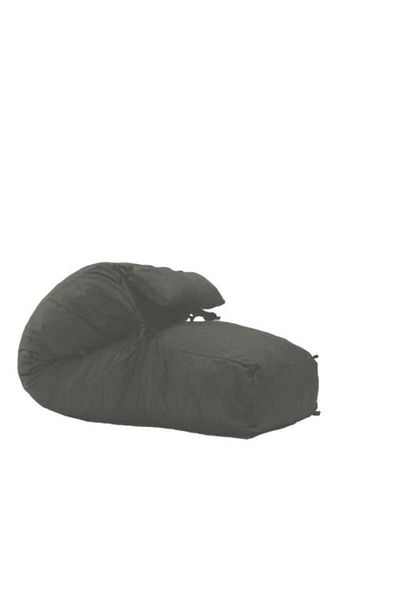 Pufrelax Fotoliu Yoga L cu Perna, Material Textil - Moon Grey