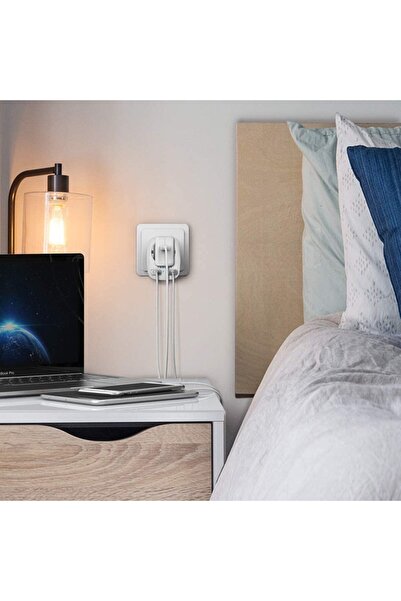 TESSAN Adaptor Europe to UK TS-611, EU - UK, 2xUSB - 2,4A, 10A