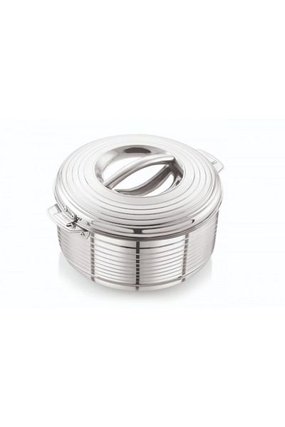Topaz Thermal stainless steel casserole with double walls and lid, 10 liters