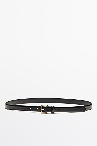 Massimo Dutti Kare tokalı deri kemer