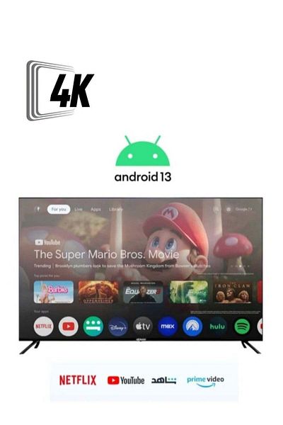 General Class Smart TV 50 Inch Frameless with Android 13