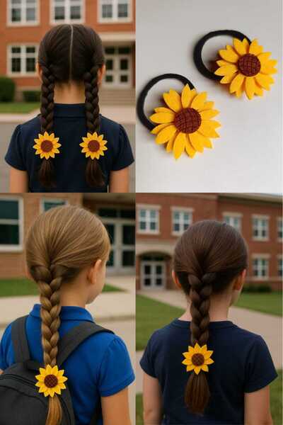 Diloshtrend Design 2'Li Papatya Lastik Toka Dikişli Suya Dayanıklı