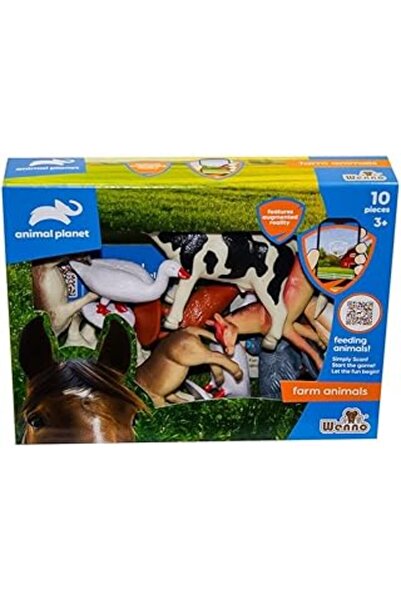 Genel Markalar Sh-D5804 Kutulu 10 Parça Çiftlik Hayvaları - Vardem Oyucak