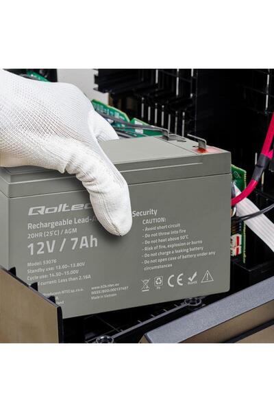 Qoltec Acumulator UPS AGM, 12V/7Ah