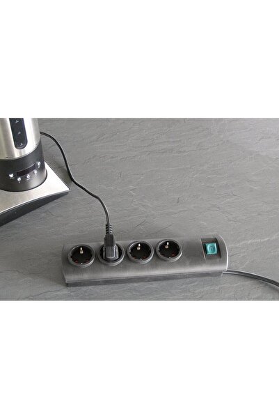 Brennenstuhl Primera-Line 4-socket extension cord 1.5m, H05VV-F 3G1.5, Black