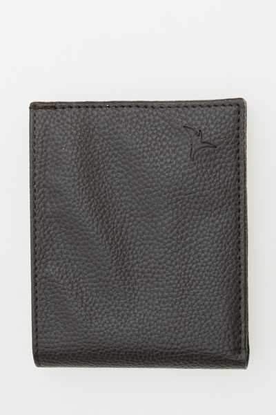 AC&Co / Altınyıldız Classics Portofel din piele artificială 100% maro pentru bărbați, cu compartiment pentru carduri